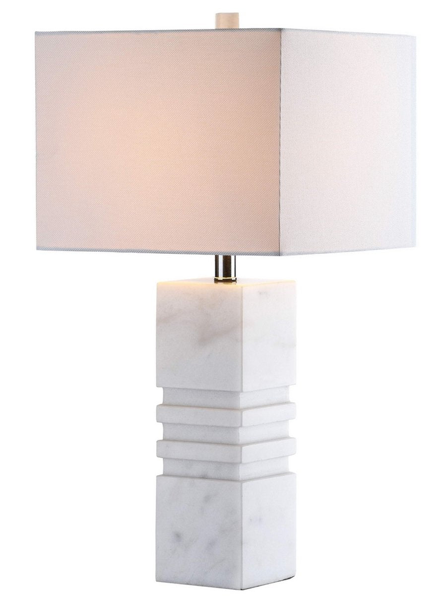 Safavieh Faye Marble Table Lamp - White | Table Lamps | Modishstore - 3