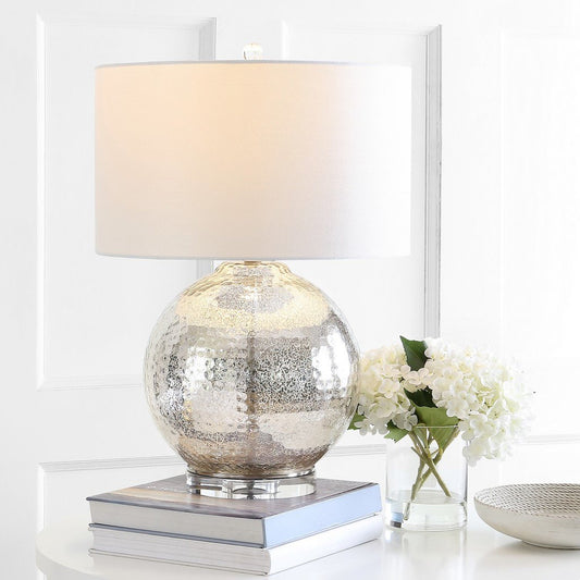 Safavieh Adalius Glass Table Lamp - Mercury | Table Lamps | Modishstore