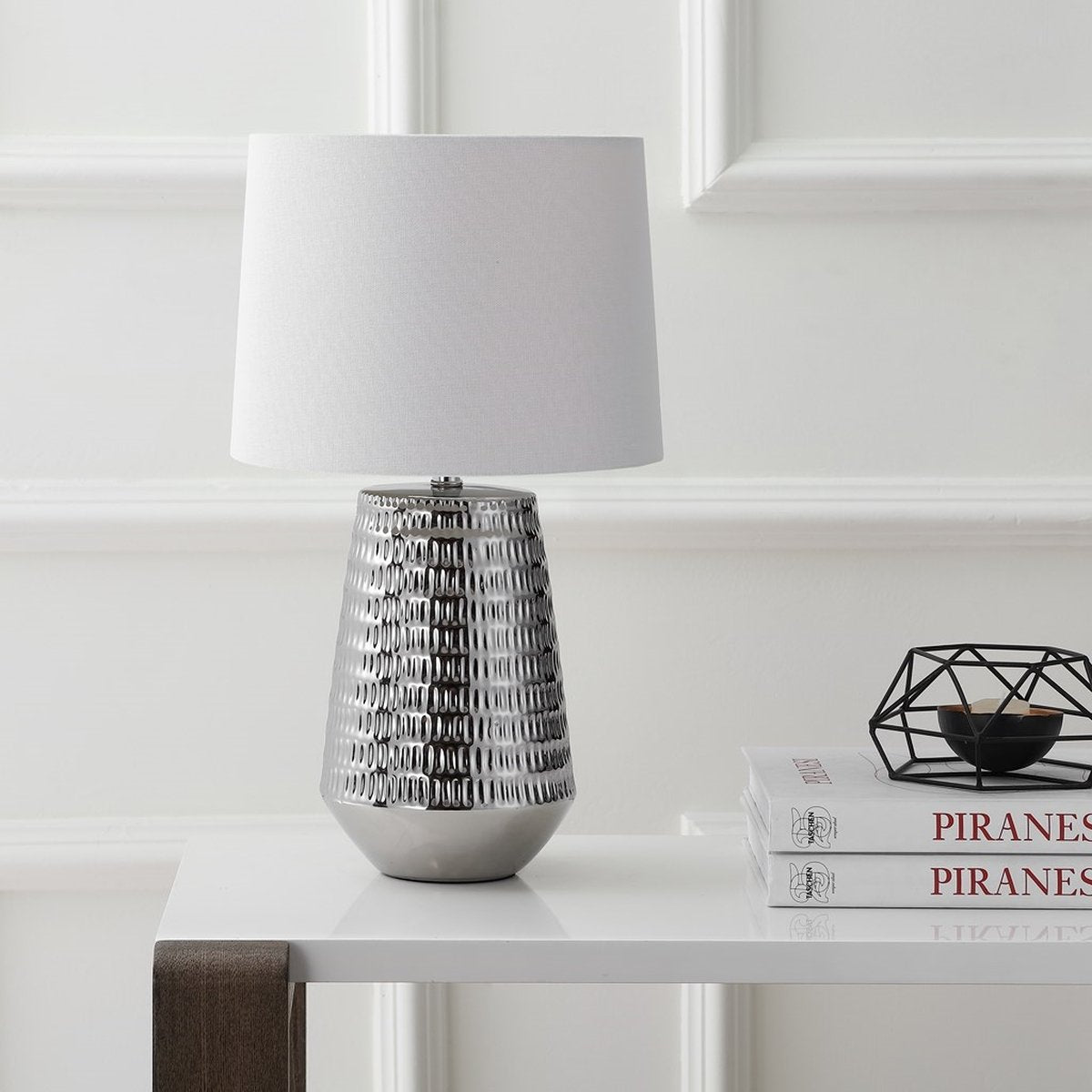 Safavieh Stark Table Lamp - Plated Silver | Table Lamps | Modishstore