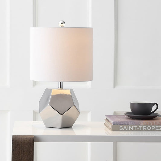 Safavieh Hanton Table Lamp - Plated Silver | Table Lamps | Modishstore
