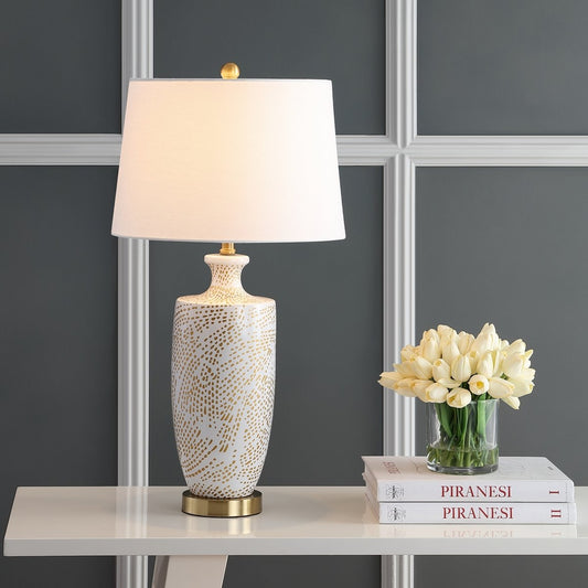 Safavieh Linnea Table Lamp - White | Table Lamps | Modishstore