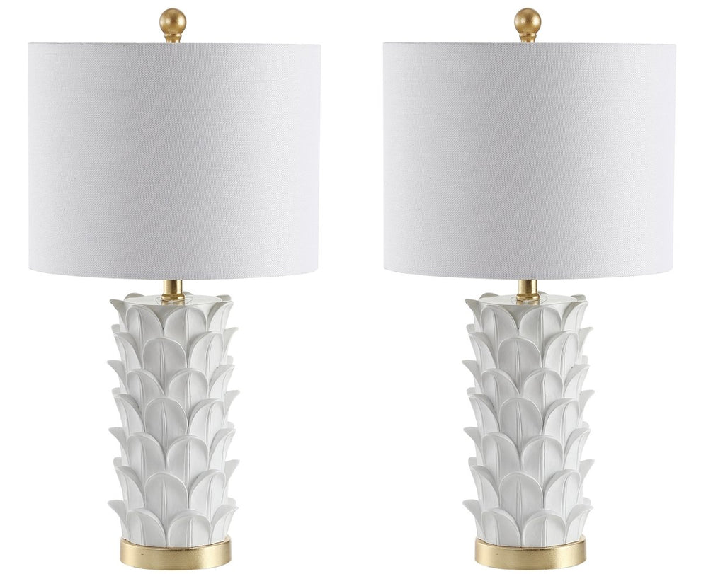 Safavieh Nico Table Lamp Set Of 2 - White | Table Lamps | Modishstore - 2