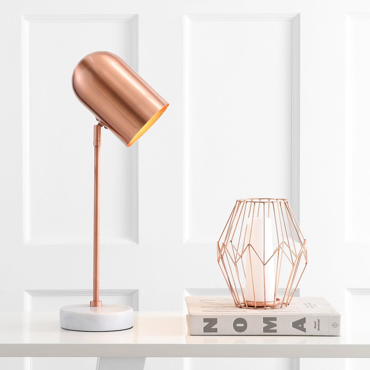 Safavieh Charlson Table Lamp - Copper | Table Lamps | Modishstore