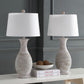 Safavieh Bentlee Table Lamp Set Of 2 - Grey | Table Lamps | Modishstore