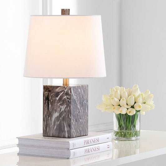 Safavieh Brett Table Lamp - Brown Marble | Table Lamps | Modishstore