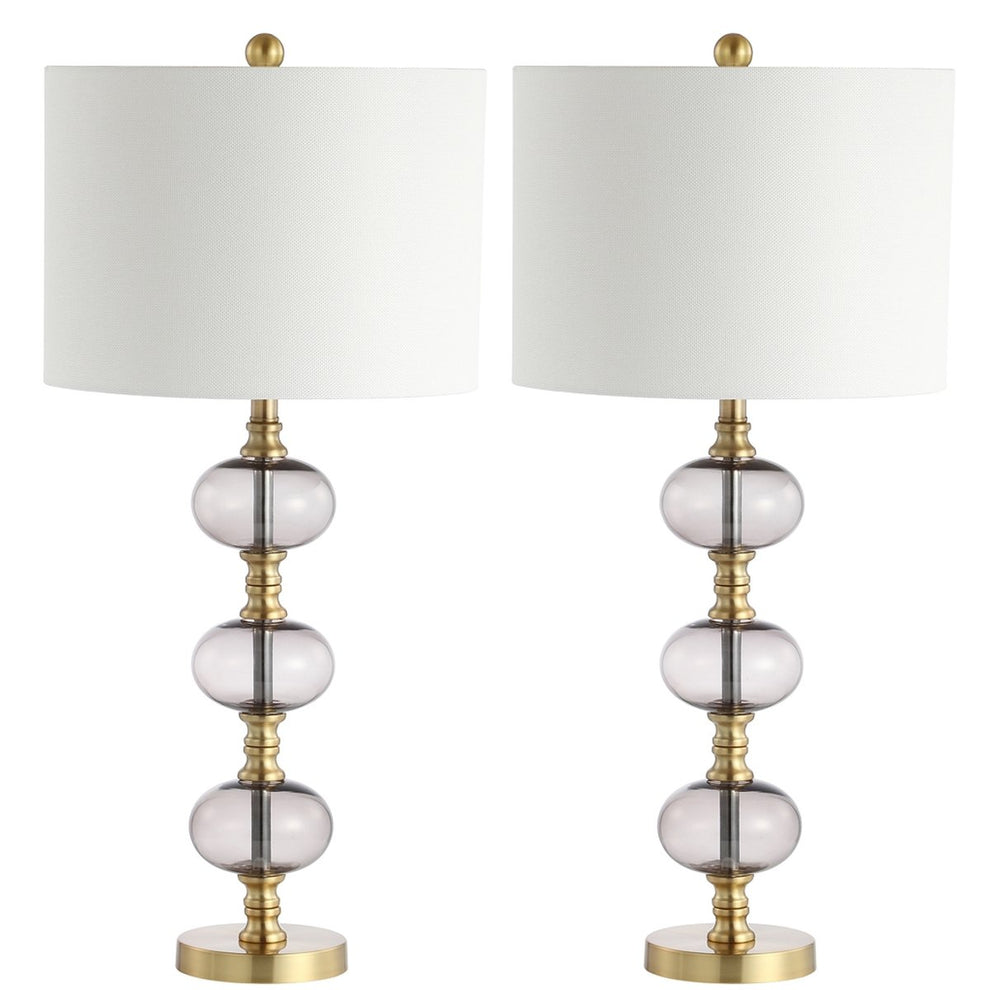 Safavieh Marcelo Table Lamp Set Of 2 - Smoking Grey | Table Lamps | Modishstore - 2