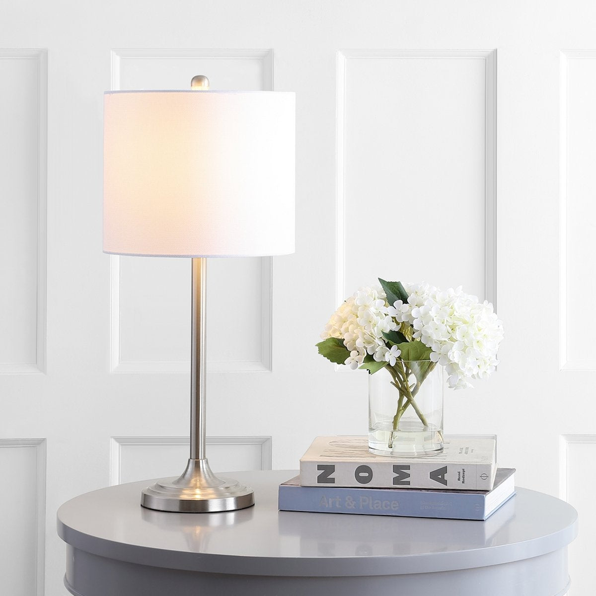 Safavieh Westin Table Lamp - Brush Nickel | Table Lamps | Modishstore