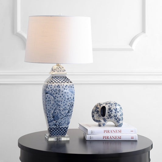 Safavieh Braeden Table Lamp - Blue | Table Lamps | Modishstore