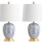 Safavieh Kalel Table Lamp Set Of 2 - Blue | Table Lamps | Modishstore - 2