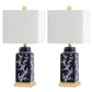 Safavieh Pilar Table Lamp Set Of 2 - Navy | Table Lamps | Modishstore - 2