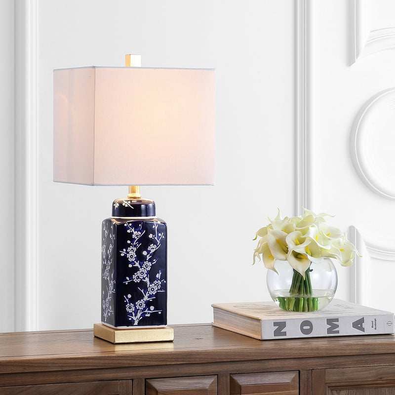 Safavieh Pilar Table Lamp Set Of 2 - Navy | Table Lamps | Modishstore