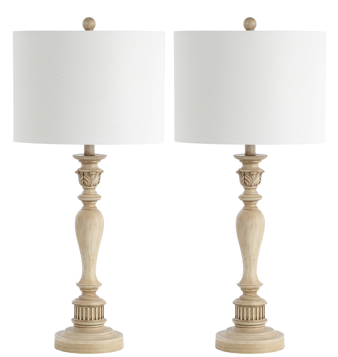 Safavieh Hugh Table Lamp Set Of 2 - Light Brown | Table Lamps | Modishstore - 2