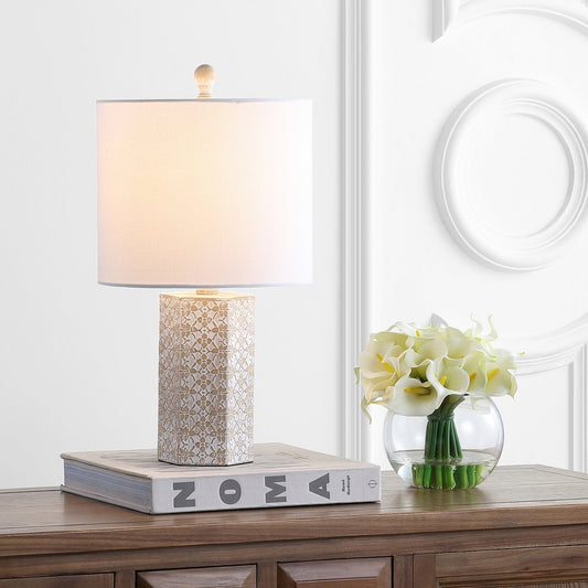 Safavieh Makayla Table Lamp - Beige | Table Lamps | Modishstore