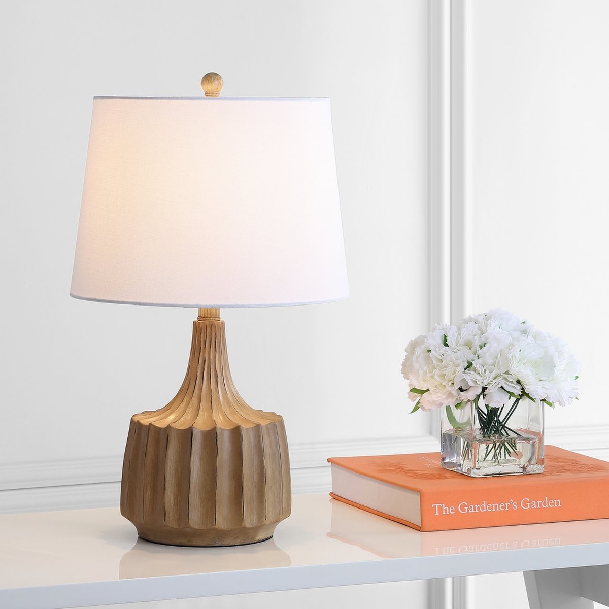 Safavieh Shiloh Table Lamp - Wood Finish | Table Lamps | Modishstore