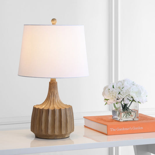 Safavieh Shiloh Table Lamp - Wood Finish | Table Lamps | Modishstore