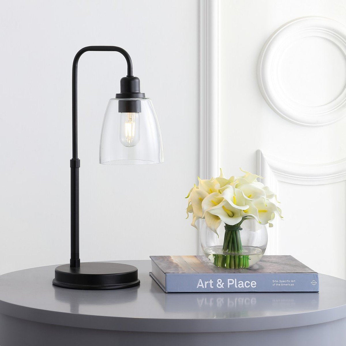 Safavieh Kashton Task Table Lamp - Black | Table Lamps | Modishstore