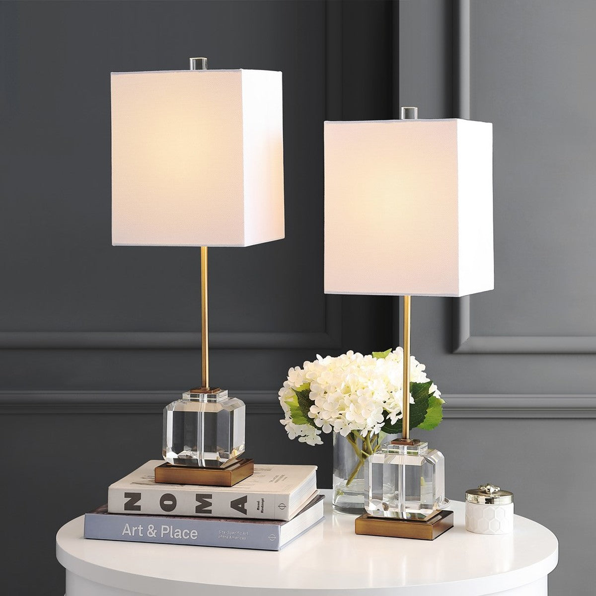 Safavieh Zayne Table Lamp Set Of 2 - Clear | Table Lamps | Modishstore