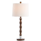 Safavieh Lukas Table Lamp - Dark Brown Wood Finish | Table Lamps | Modishstore - 3