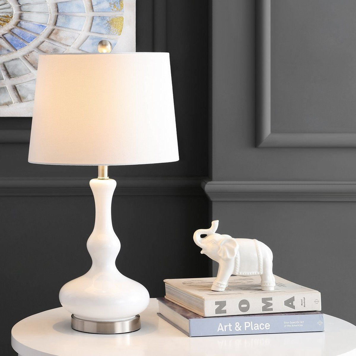 Safavieh Kellen Table Lamp - White | Table Lamps | Modishstore