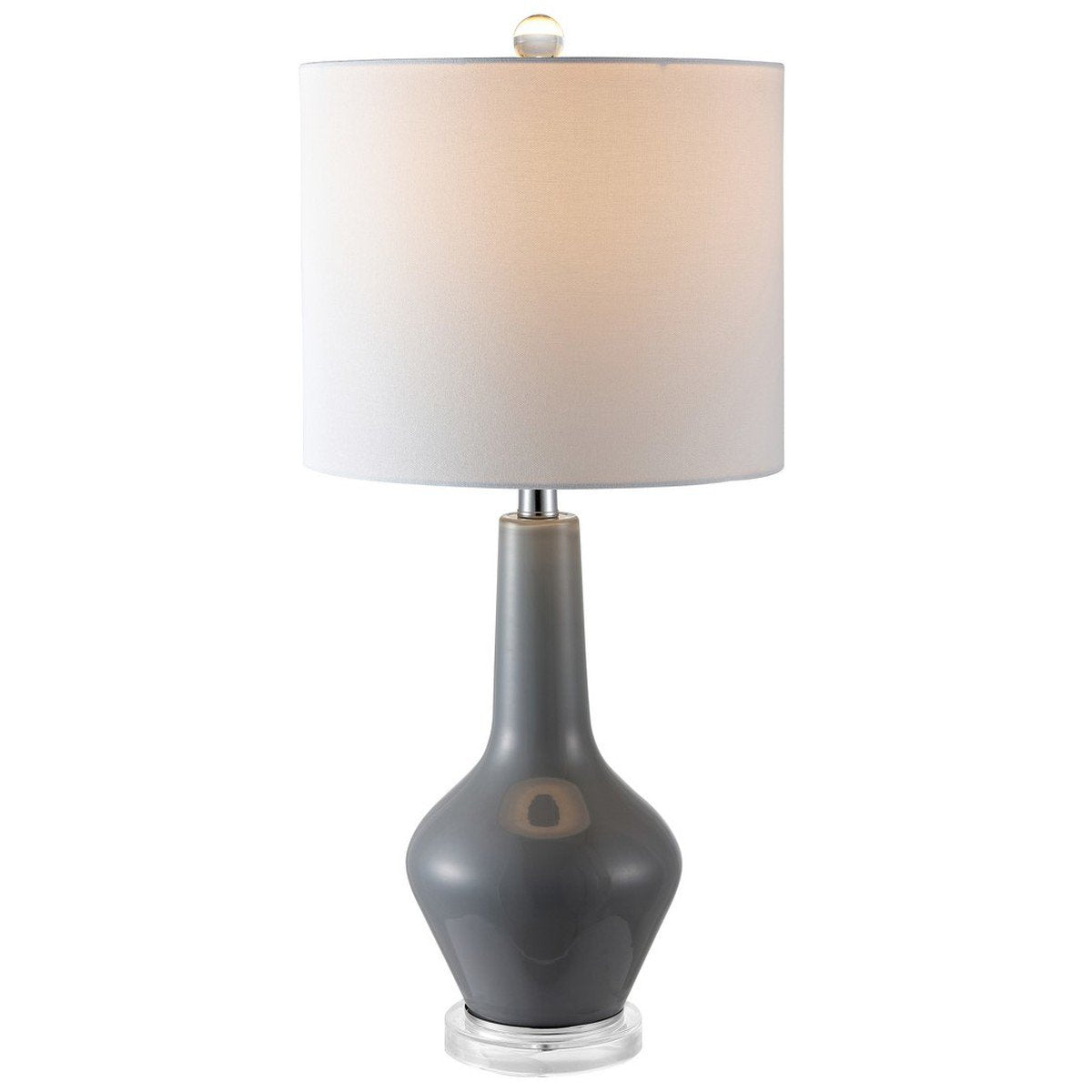 Safavieh Velor Table Lamp Set Of 2 - Smoked Grey Glass | Table Lamps | Modishstore - 3