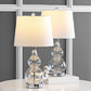 Safavieh Brisor Table Lamp Set Of 2 - Clear | Table Lamps | Modishstore