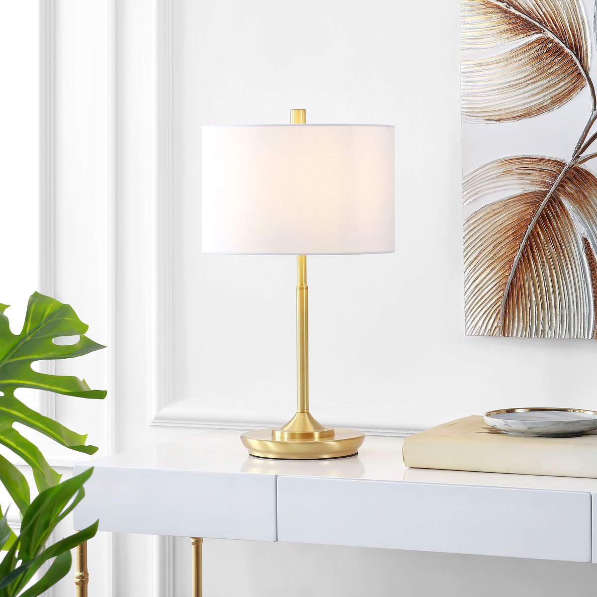 Safavieh Taren Table Lamp Set Of 2 - Brass Gold | Table Lamps | Modishstore