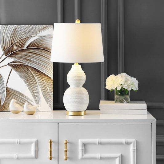 Safavieh Darsa Table Lamp - White | Table Lamps | Modishstore