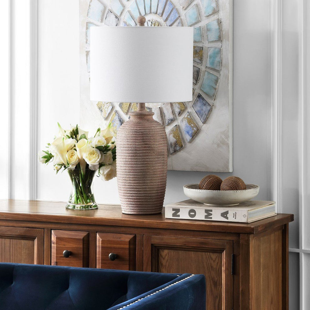 Safavieh Kensen Table Lamp - Sandy Pearl | Table Lamps | Modishstore - 3