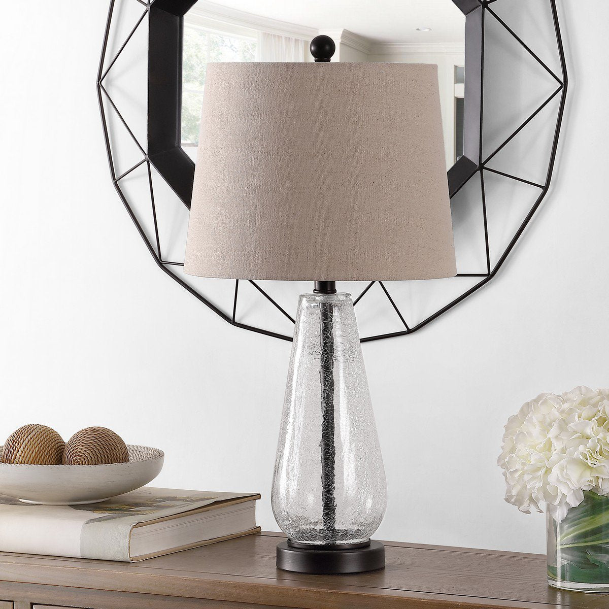 Safavieh Naila Glass Table Lamp - Clear | Table Lamps | Modishstore - 3
