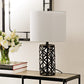 Safavieh Berny Iron Table Lamp - Black | Table Lamps | Modishstore - 3