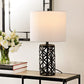 Safavieh Berny Iron Table Lamp - Black | Table Lamps | Modishstore