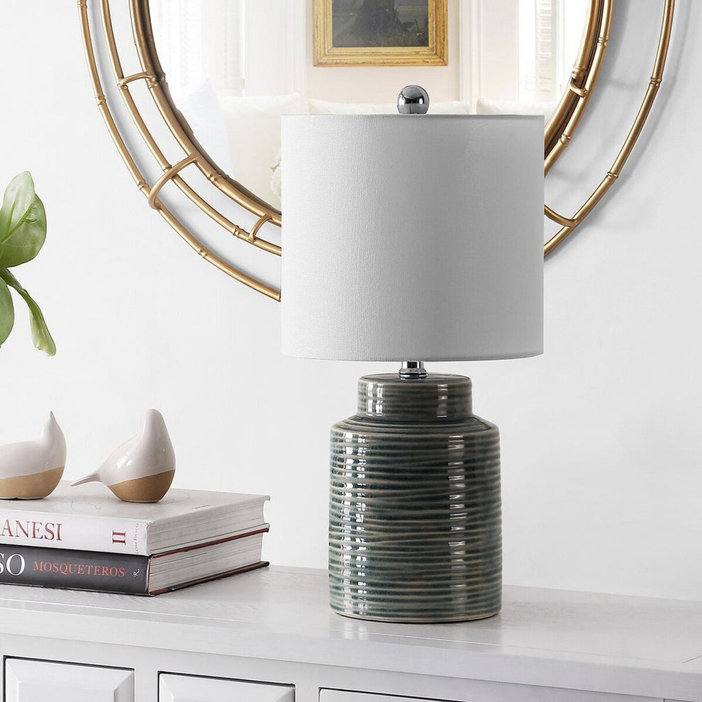 Safavieh Boris Glass Table Lamp - Blue | Table Lamps | Modishstore - 3