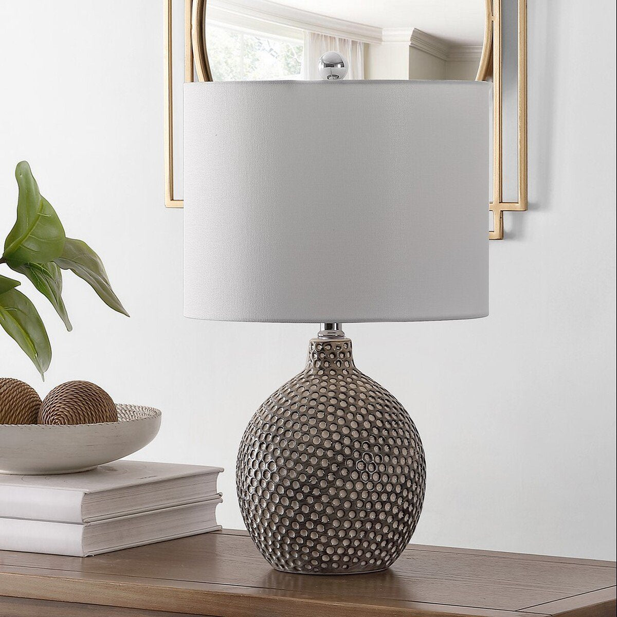 Safavieh Breeda Ceramic Table Lamp - Ivory | Table Lamps | Modishstore - 3