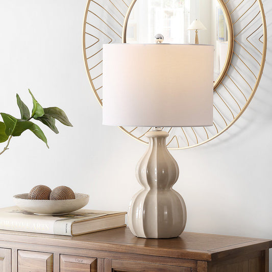 Safavieh Wade Ceramic Table Lamp - Ivory | Table Lamps | Modishstore