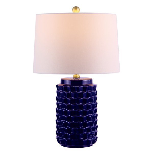 Safavieh Weldon Ceramic Table Lamp - Navy | Table Lamps | Modishstore - 2