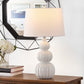 Safavieh Corina Ceramic Table Lamp - White | Table Lamps | Modishstore