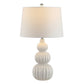 Safavieh Corina Ceramic Table Lamp - White | Table Lamps | Modishstore - 2