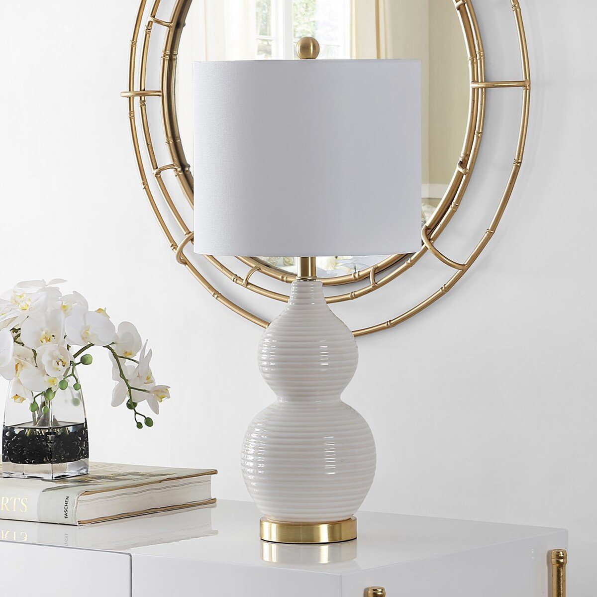 Safavieh Emery Table Lamp - Ivory | Table Lamps | Modishstore - 3