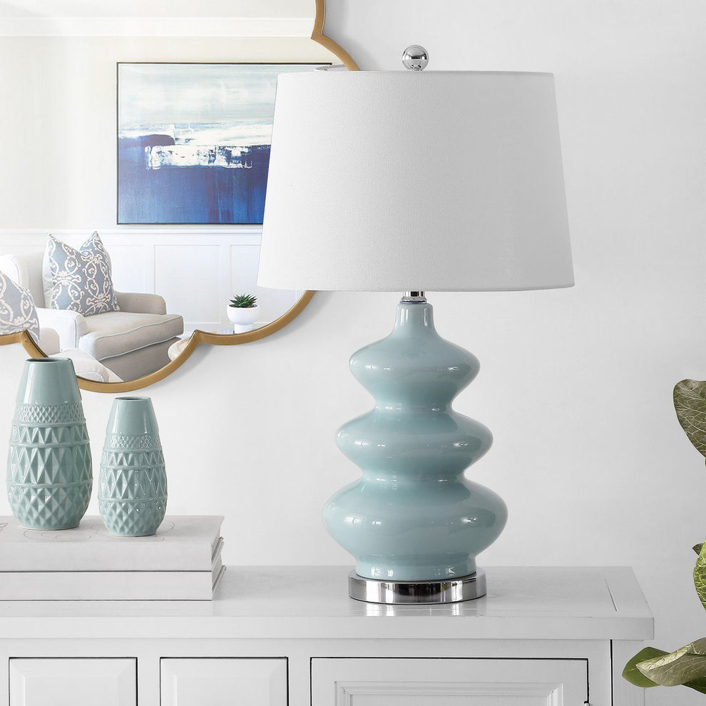 Safavieh Brielle Table Lamp - Blue | Table Lamps | Modishstore - 3