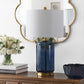 Safavieh Novah Glass Table Lamp - Blue | Table Lamps | Modishstore - 3