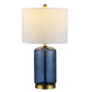 Safavieh Novah Glass Table Lamp - Blue | Table Lamps | Modishstore - 2