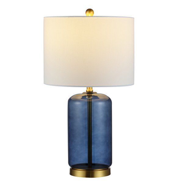 Safavieh Novah Glass Table Lamp - Blue | Table Lamps | Modishstore - 2