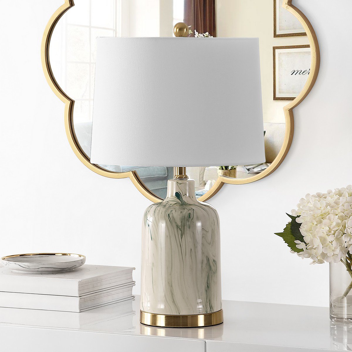 Safavieh Sage Ceramic Table Lamp - Green | Table Lamps | Modishstore - 3