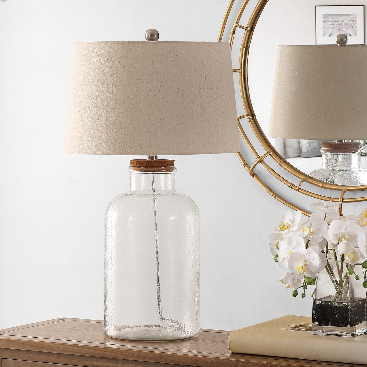 Safavieh Caden Glass Table Lamp Set Of 2 - Clear | Table Lamps | Modishstore - 3