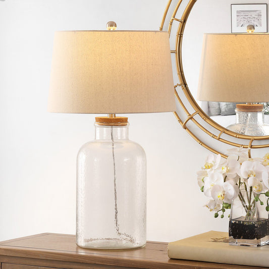 Safavieh Caden Glass Table Lamp Set Of 2 - Clear | Table Lamps | Modishstore