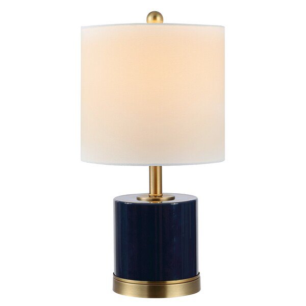 Safavieh Jayce Glass Table Lamp Set Of 2 - Navy | Table Lamps | Modishstore - 2