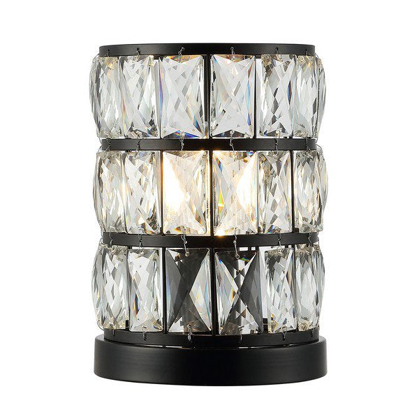 Safavieh Alva Acrylic Table Lamp - Black | Table Lamps | Modishstore - 2