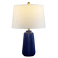 Safavieh Sawyer Ceramic Table Lamp - Navy Blue | Table Lamps | Modishstore - 2