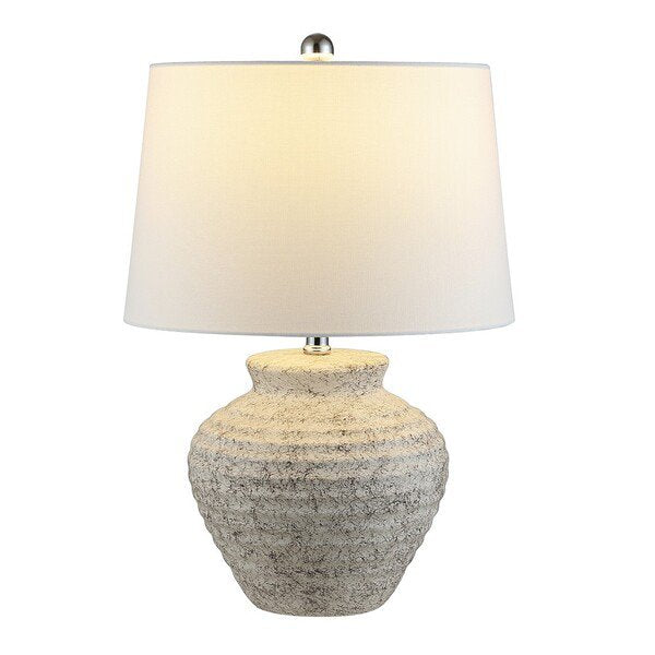 Safavieh Ledger Ceramic Table Lamp - Light Grey | Table Lamps | Modishstore - 2