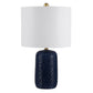 Safavieh Huxley Ceramic Table Lamp Set Of 2 - Navy Blue | Table Lamps | Modishstore - 3